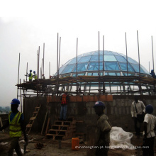 China manchado Domem de vidro Doma Cúpula de teto de construção barato para telhado Tapinha de telhado de cúpula de vidro de telhado